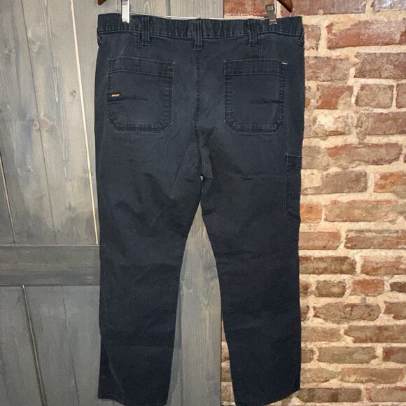 Ariat Rebar M7 Slim Straight Black Work Pants Mens 36x32 Utility Durable EUC - Picture 4 of 9